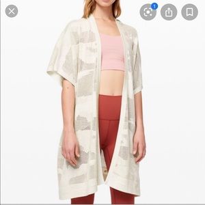 Lululemon  cardigan/wrap in camo- size small